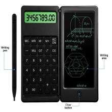 Nouveau bloc-notes pliable à 10 chiffres pour calculatrice de poche